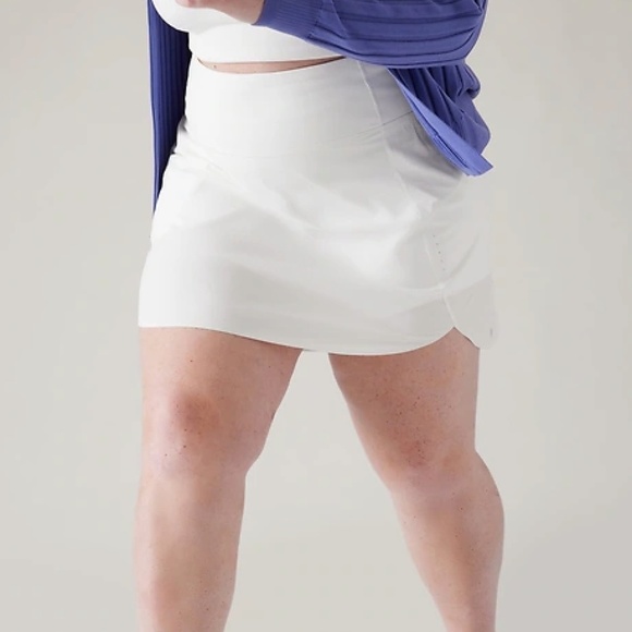 EUC Athleta Run With It Skort White Size 2X - Picture 1 of 9